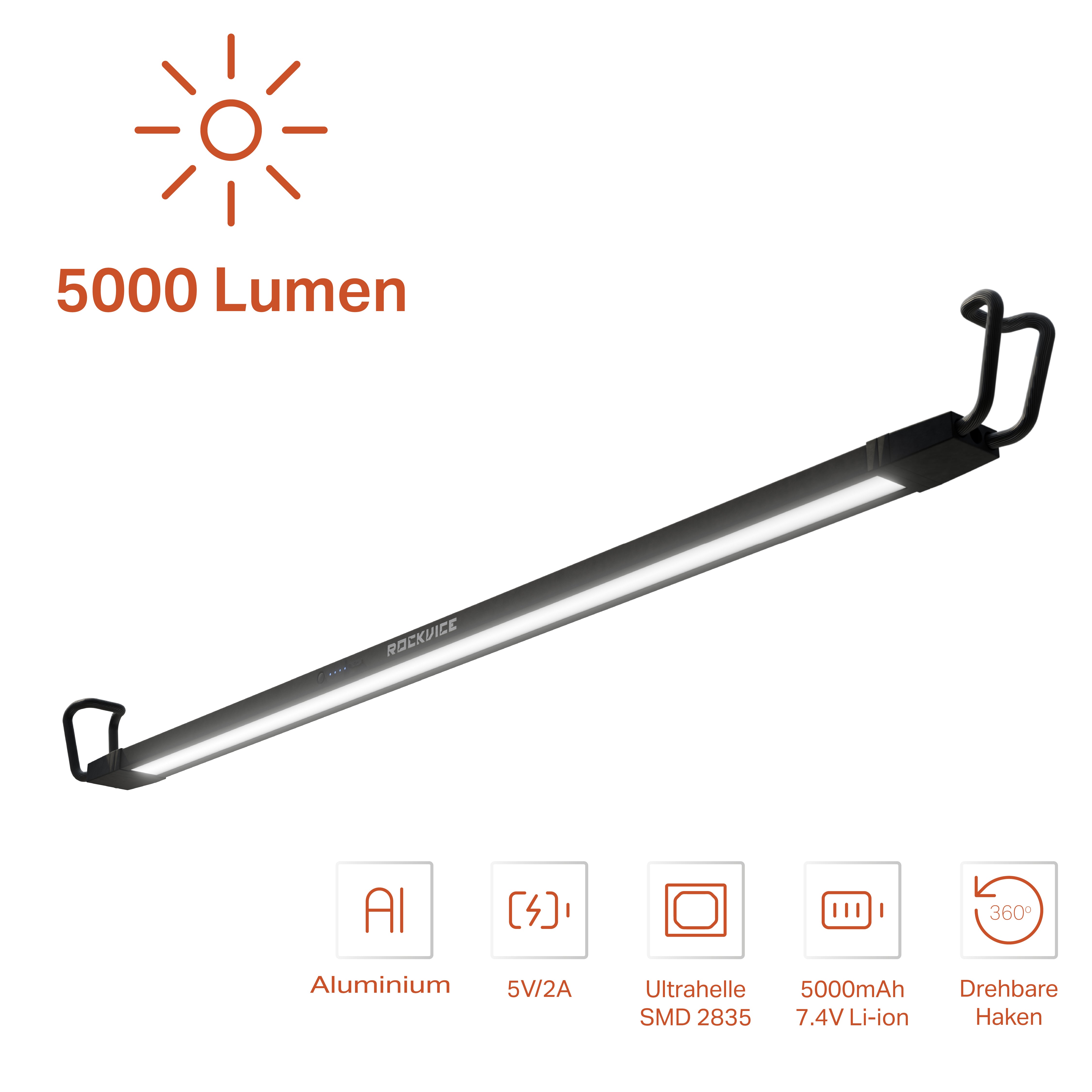 LED Motorhaubenleuchte LixUp | 5000 Lumen | Rockvice