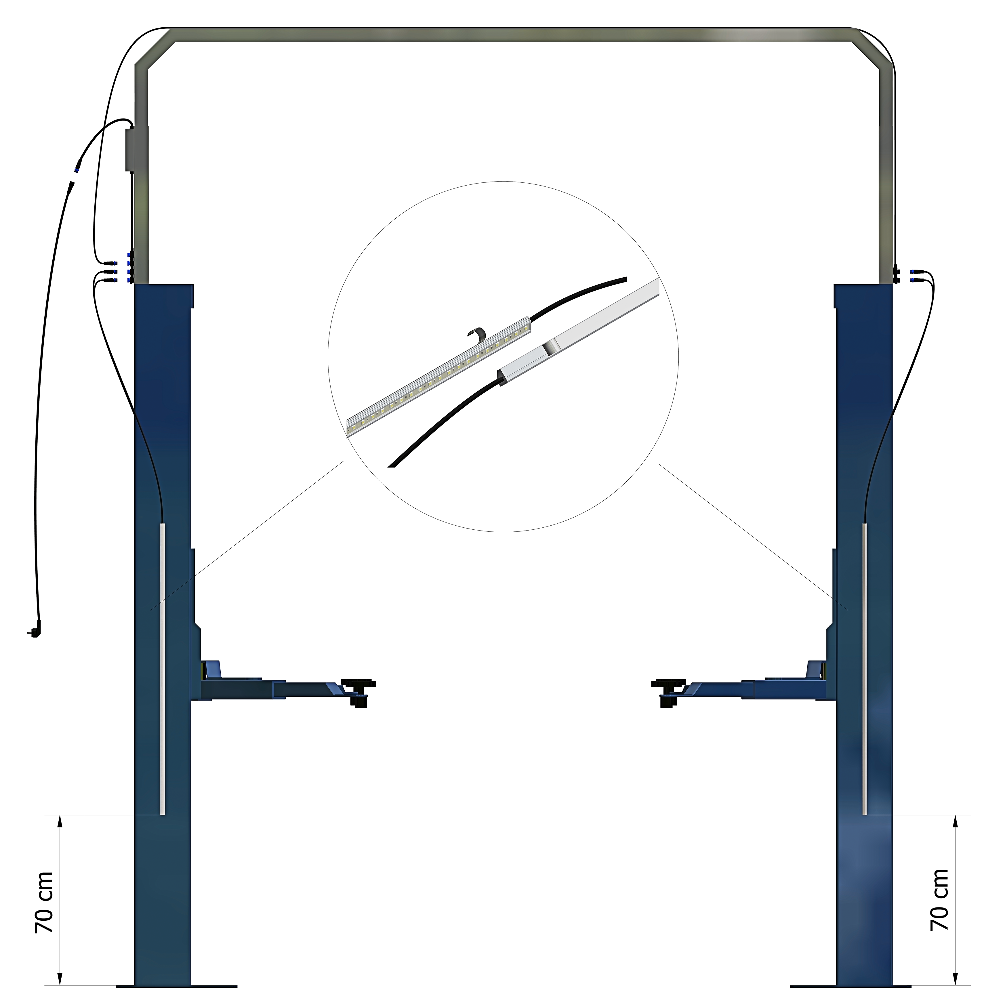 Hebebühnenlicht Komplett-Set | 4x LED Lampen | LixUp®
